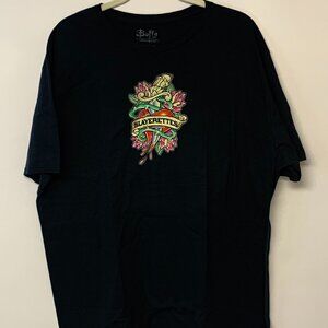 Buffy The Vampire Slayer SZ 2XL Tee black Slayerettes exclusive short sleeves